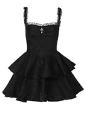 Stetnode Fairy goth jacquard dress