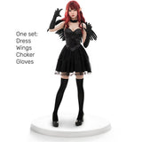 Stetnode Fallen angel cosplay dress set