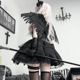 Stetnode Fallen angel cosplay dress set