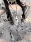 Stetnode Ghostly Bride gothic lolita cosplay dress