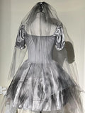 Stetnode Ghostly Bride gothic lolita cosplay dress