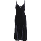 Stetnode Goth aesthetic gored dress