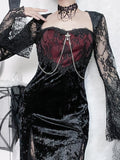 Stetnode Goth lace long dress