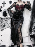 Stetnode Goth lace long dress