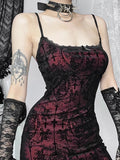 Stetnode Gothic vintage fishtail cami dress