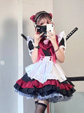 Stetnode Halloween evil maid dress set