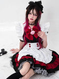 Stetnode Halloween evil maid dress set