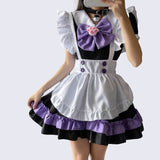 Stetnode Kitty maid cosplay dress set