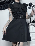 Stetnode Layered aesthetic goth dress