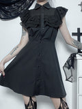 Stetnode Layered aesthetic goth dress