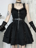 Stetnode Punk doll lace dress puff bolero