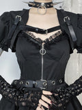 Stetnode Punk doll lace dress puff bolero