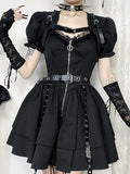 Stetnode Punk doll lace dress puff bolero