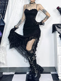 Stetnode Romantic darkness lace dress