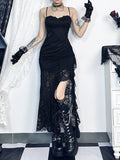 Stetnode Romantic darkness lace dress