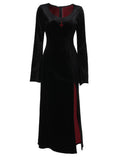 Stetnode Vampire gothic high slit dress