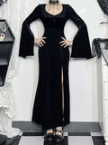 Stetnode Vampire gothic high slit dress