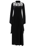 Stetnode Witch dark long slit dress