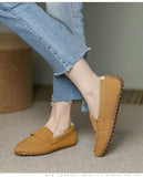 Stetnode Fashion Doug Shoes For Woman Round Toe Shallow Mouth Single Shoes 2024 Autumn Female Loafers Flat Shoes 10 Styles Colour