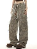 Stetnode Coffee Vintage Wasteland Camouflage Cargo Pants