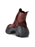 Stetnode Platform Hook&Loop Round-Toe Boots