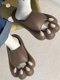 Stetnode Cat Paw Shape Hollow Slippers