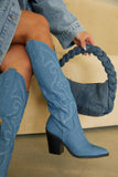 Stetnode Fashion Muse Western Cowgirl Boots - Denim