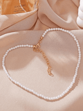 Stetnode Faux Pearl Choker Necklace