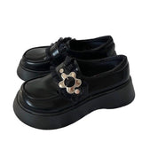 Stetnode Flower Buckle Chunky Platforms