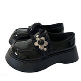 Stetnode Flower Buckle Chunky Platforms