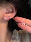 Stetnode Glittering Zircon Mini Star Earring