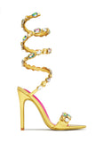 Stetnode Aella Around The Ankle Coil Heels - Gold