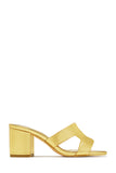 Stetnode Carina Block Heel Mules - Gold