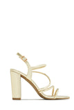 Stetnode Victoria Block Heels - White