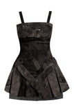 Stetnode Gothic Mini Denim Dress