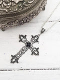 Stetnode Gothic Punk Cross Charm Necklace