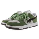 Stetnode back to school Green & Black Aesthetic Star Sneakers