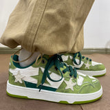 Stetnode back to school Green Star Sneakers