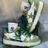 Stetnode back to school Green Star Sneakers