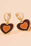 Stetnode Heart-shaped Pendant Earrings