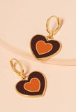 Stetnode Heart-shaped Pendant Earrings