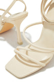 Stetnode Katti Strappy Mid Heels - Ivory