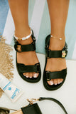 Stetnode Kendall Chunky Sandals - Black