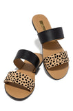 Stetnode Spring Breaker Flat Slip On Sandals - Leopard