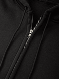 Stetnode Men's Patch Star Zip Up Hoodie