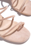 Stetnode Elci Block Mid Heel Mules - Nude