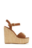 Stetnode Deliyana Platform Wedge Heels - Tan