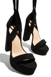 Stetnode Jodi Block Heel Platforms - Black