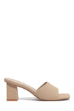 Stetnode Valentine Block Heel Mules - Camel