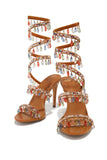 Stetnode Feeling Divine Embellished Around The Ankle Coil Heels